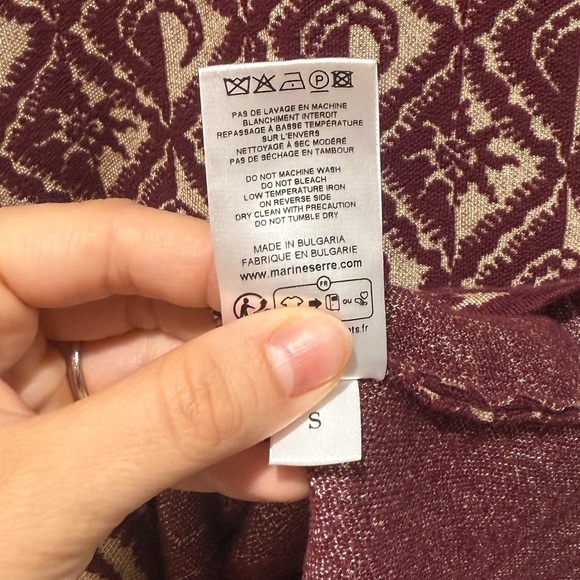 NWT Marine Serre Moon Diamond Jacquard Mini Dress Small S Celestial Fall Iconic - Picture 6 of 12